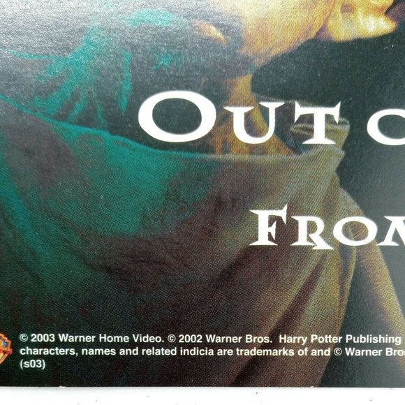 Harry Potter Store Display Banner Promo Chamber Secrets UK DVD Flags Vintage New - Picture 7 of 9